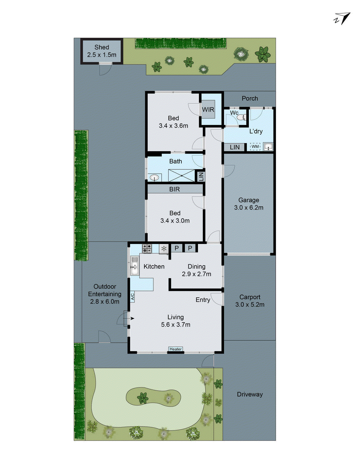 3/168 Thornhill Road, Highton VIC 3216 - Floorplan
