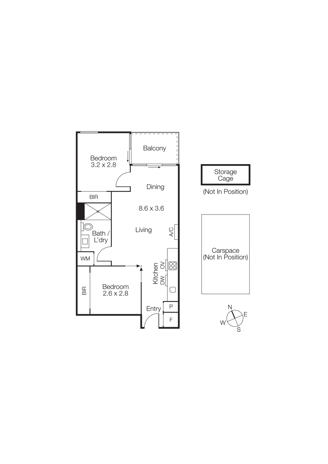316/99 Dow Street, Port Melbourne VIC 3207 - Floorplan
