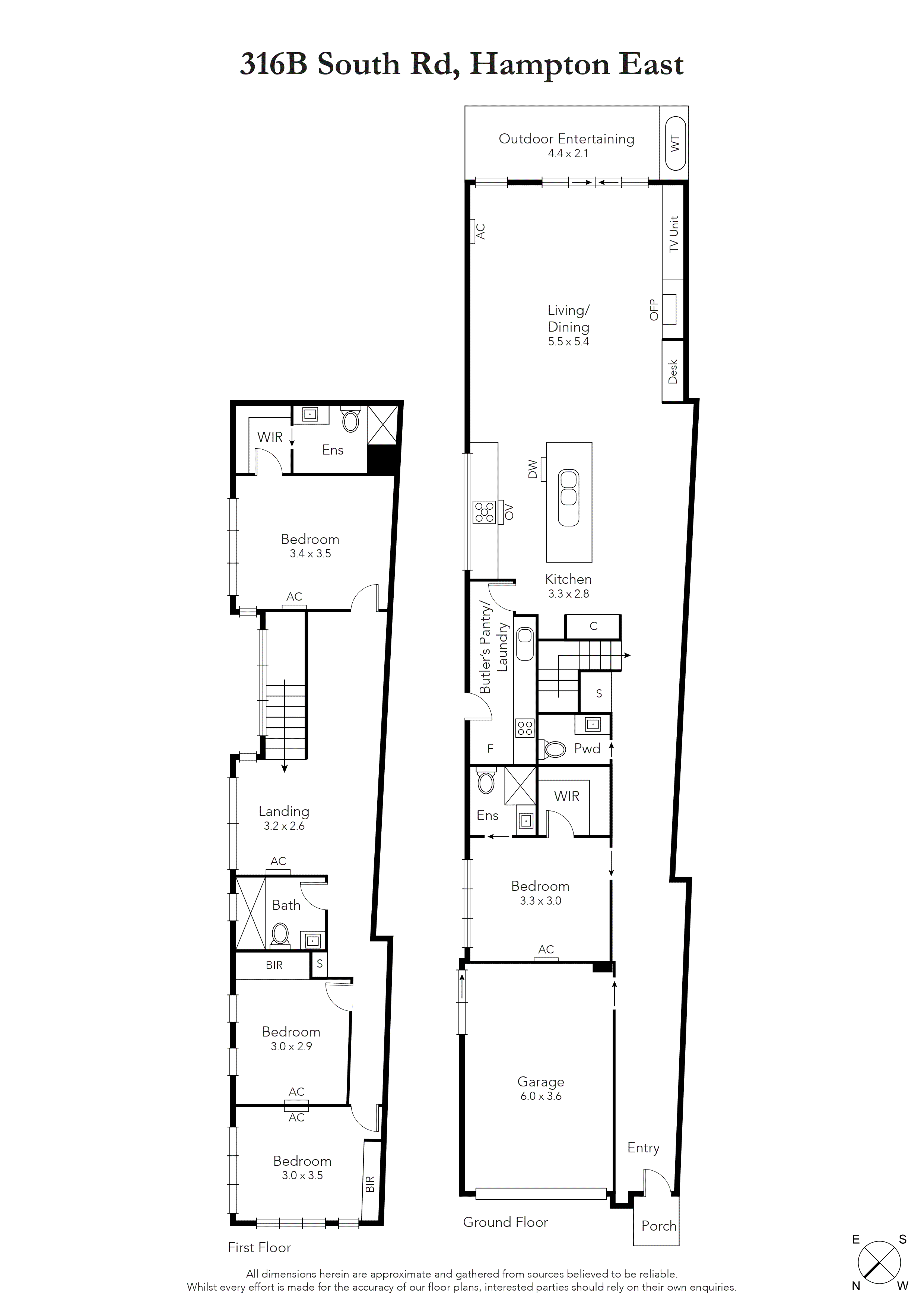316B South Road, HAMPTON EAST VIC 3188 - Floorplan