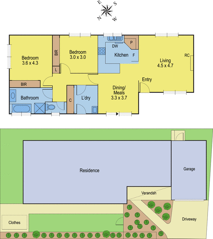 3/17 Granby Crescent, Highton VIC 3216 - Floorplan