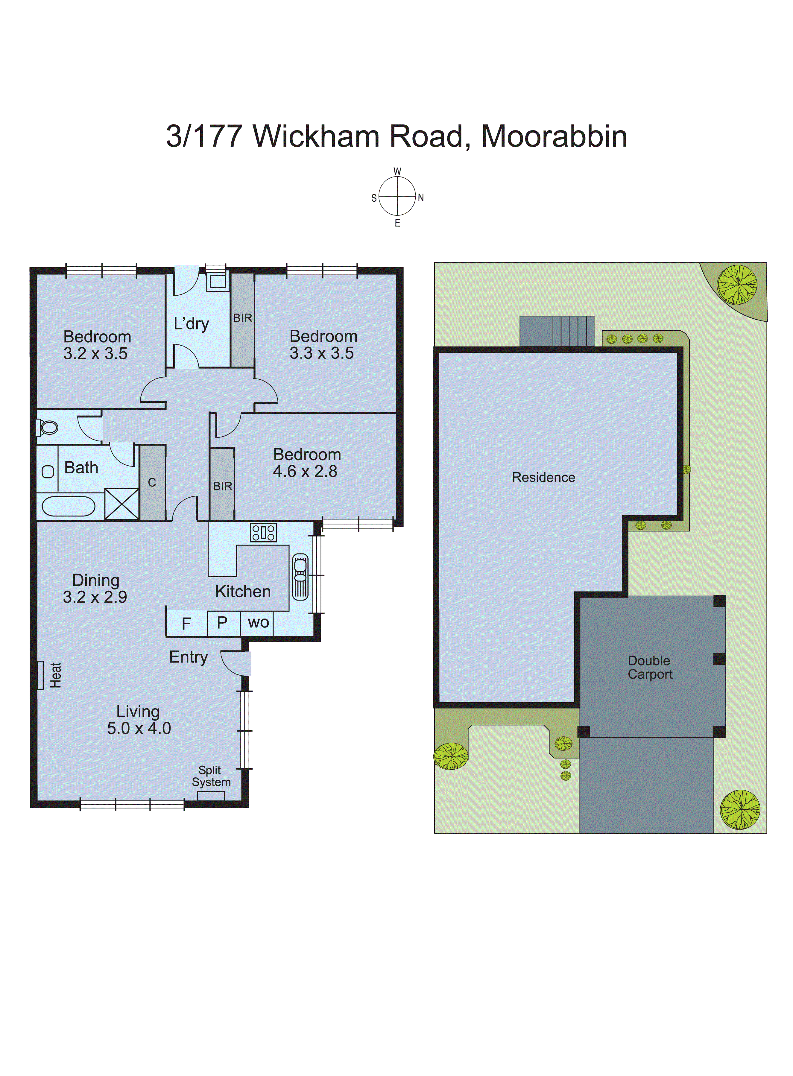 3/177 Wickham Road, Moorabbin VIC 3189 - Floorplan
