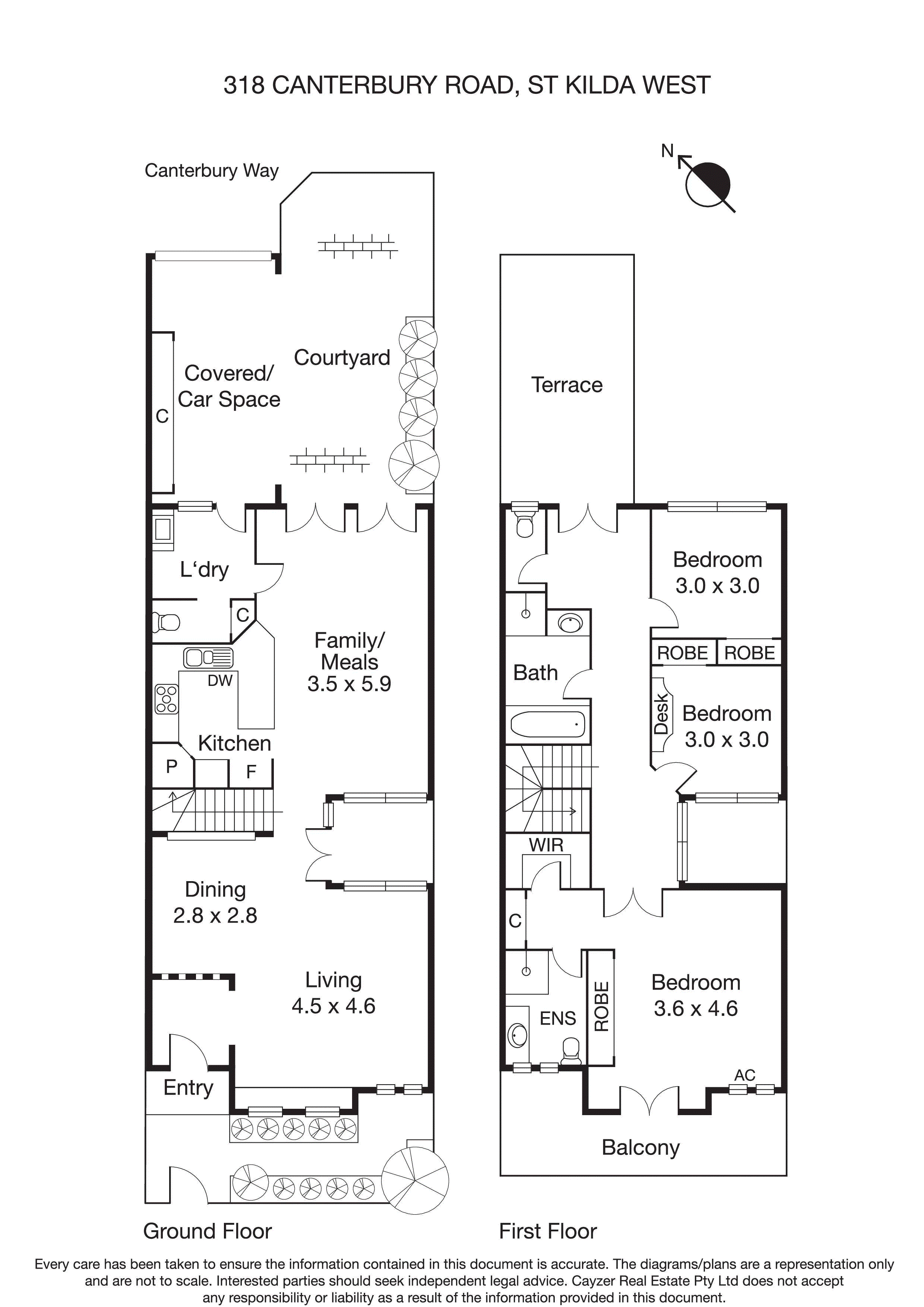 318 Canterbury Road, ST KILDA WEST VIC 3182 - Floorplan