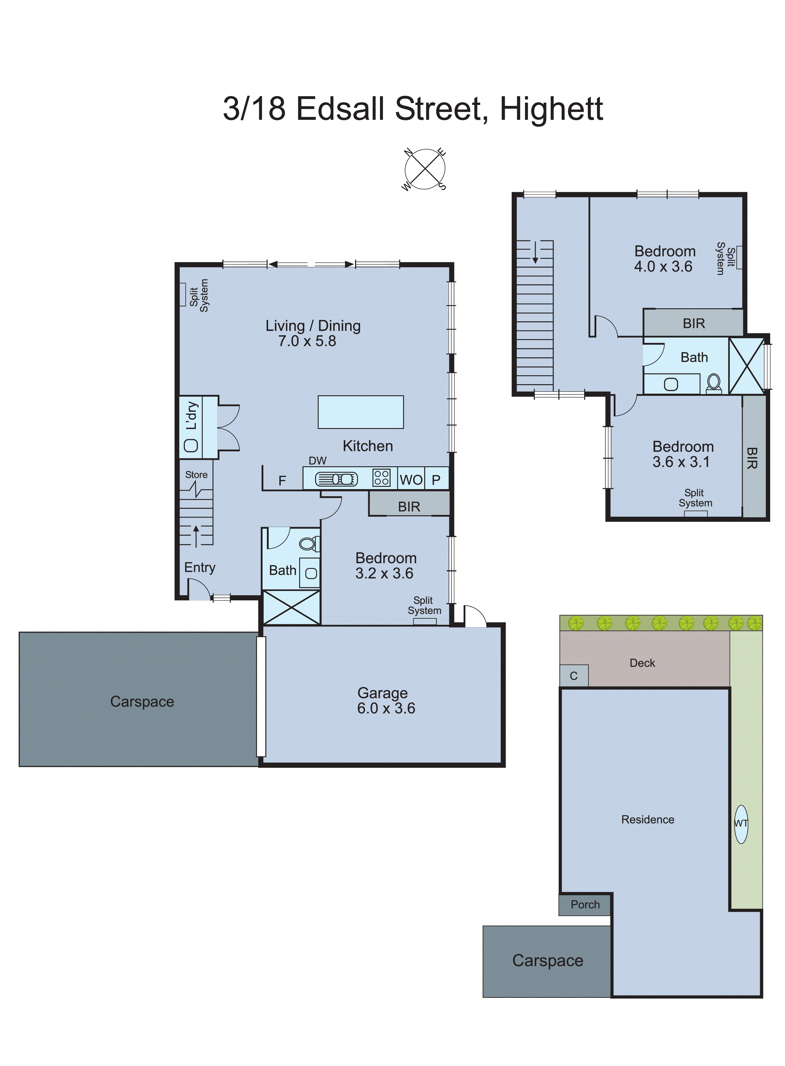 3/18 Edsall Street, Highett VIC 3190 - Floorplan