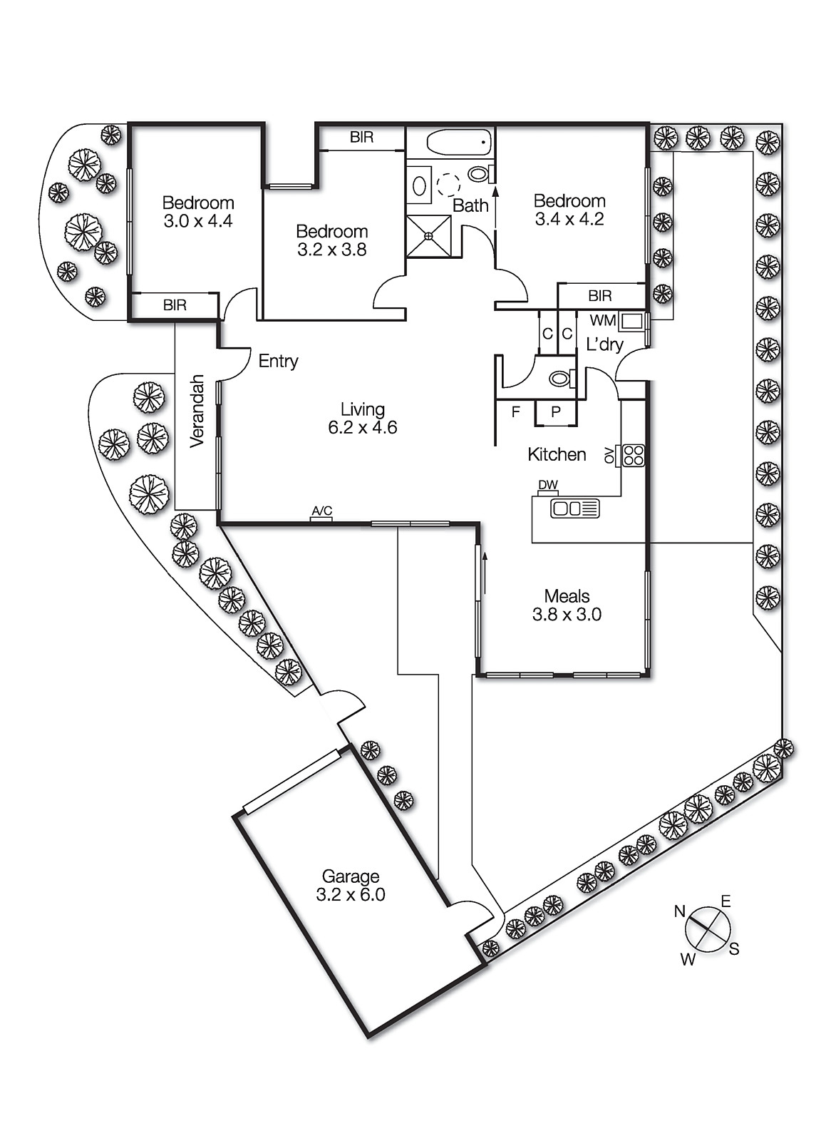3/18 The Crescent, Highett VIC 3190 - Floorplan