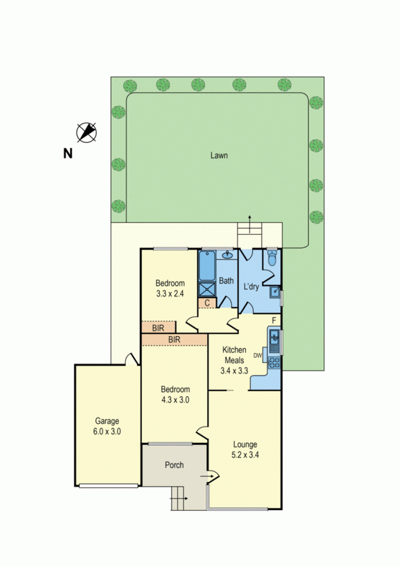 3/18 Venice Street, MENTONE VIC 3194 - Floorplan