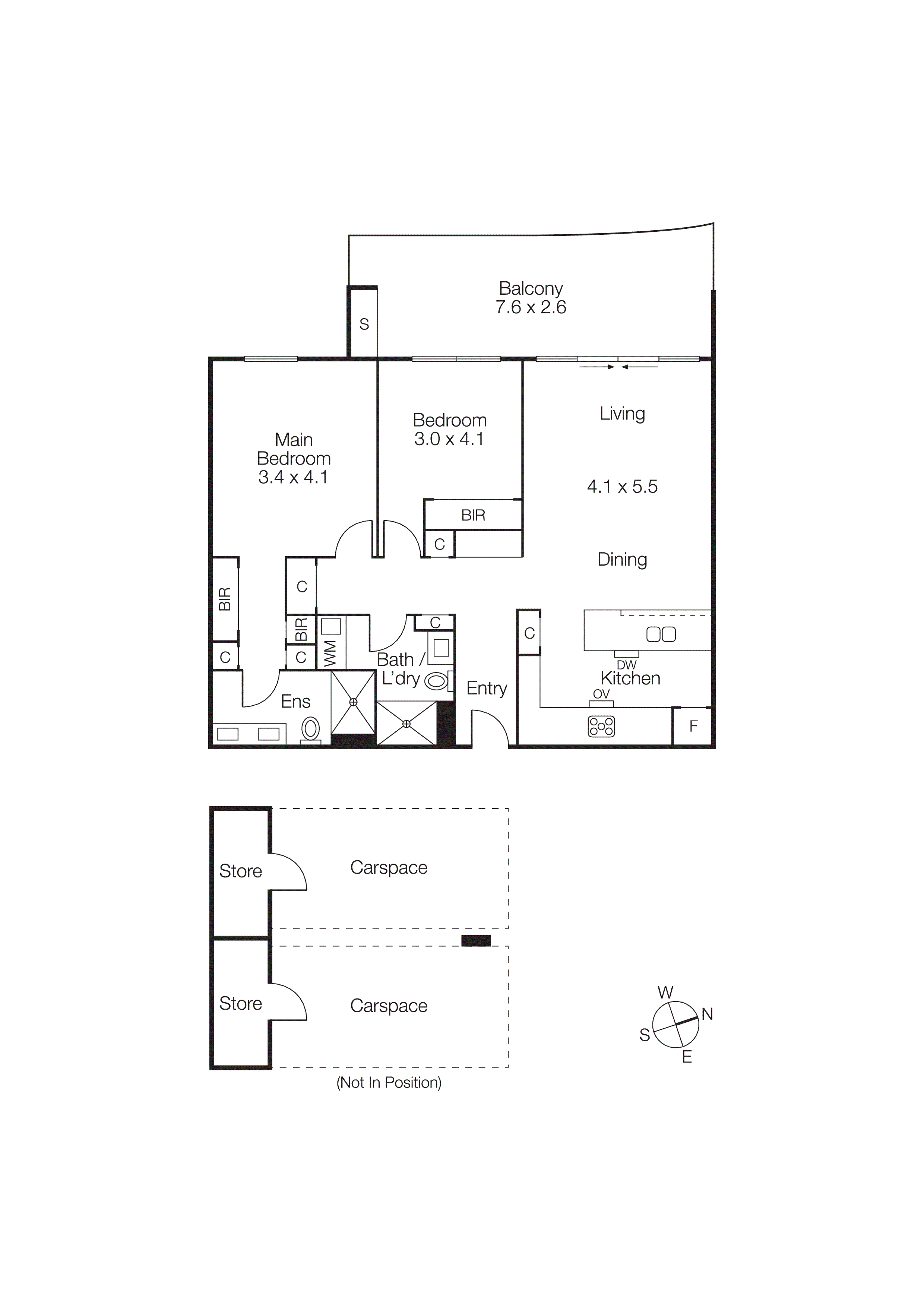 318/216 Bay Road, Sandringham VIC 3191 - Floorplan