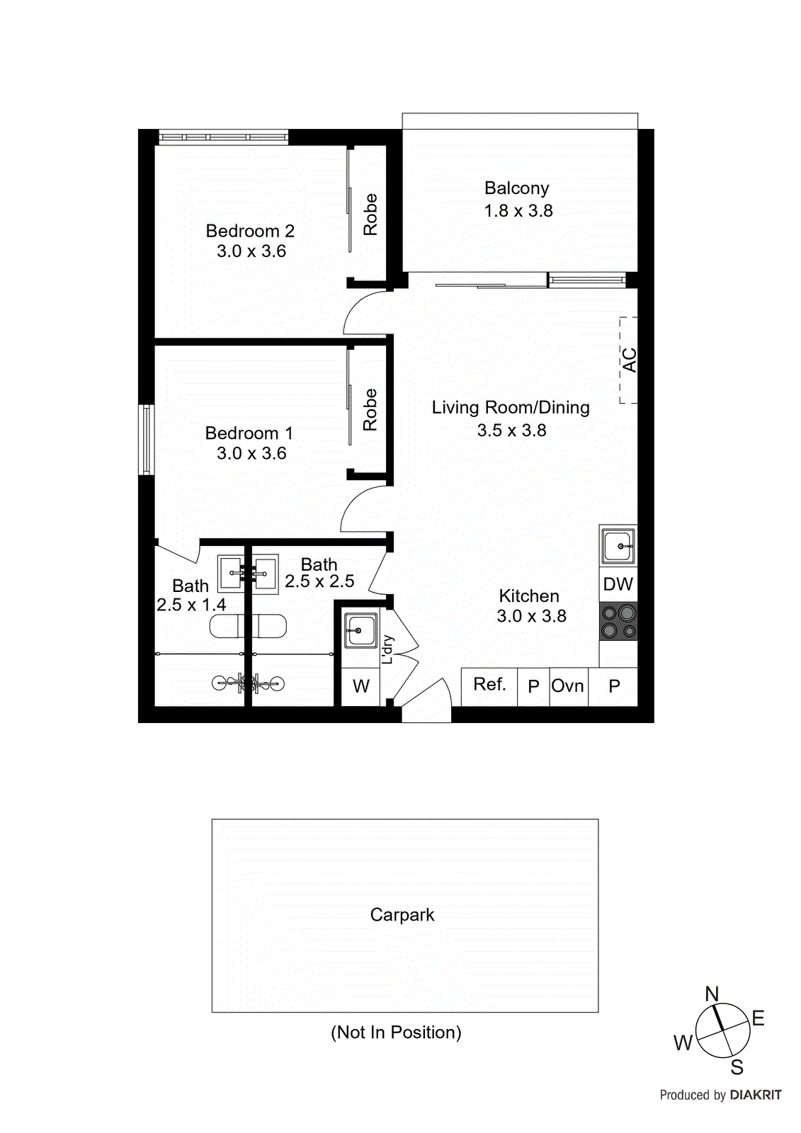 318/218 Bay Road, Sandringham VIC 3191 - Floorplan
