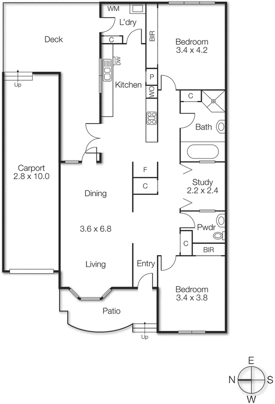 3/19 Beddoe Avenue, Brighton East VIC 3187 - Floorplan