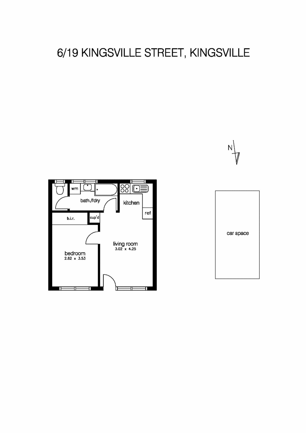3/19 Kingsville Street, KINGSVILLE VIC 3012 - Floorplan