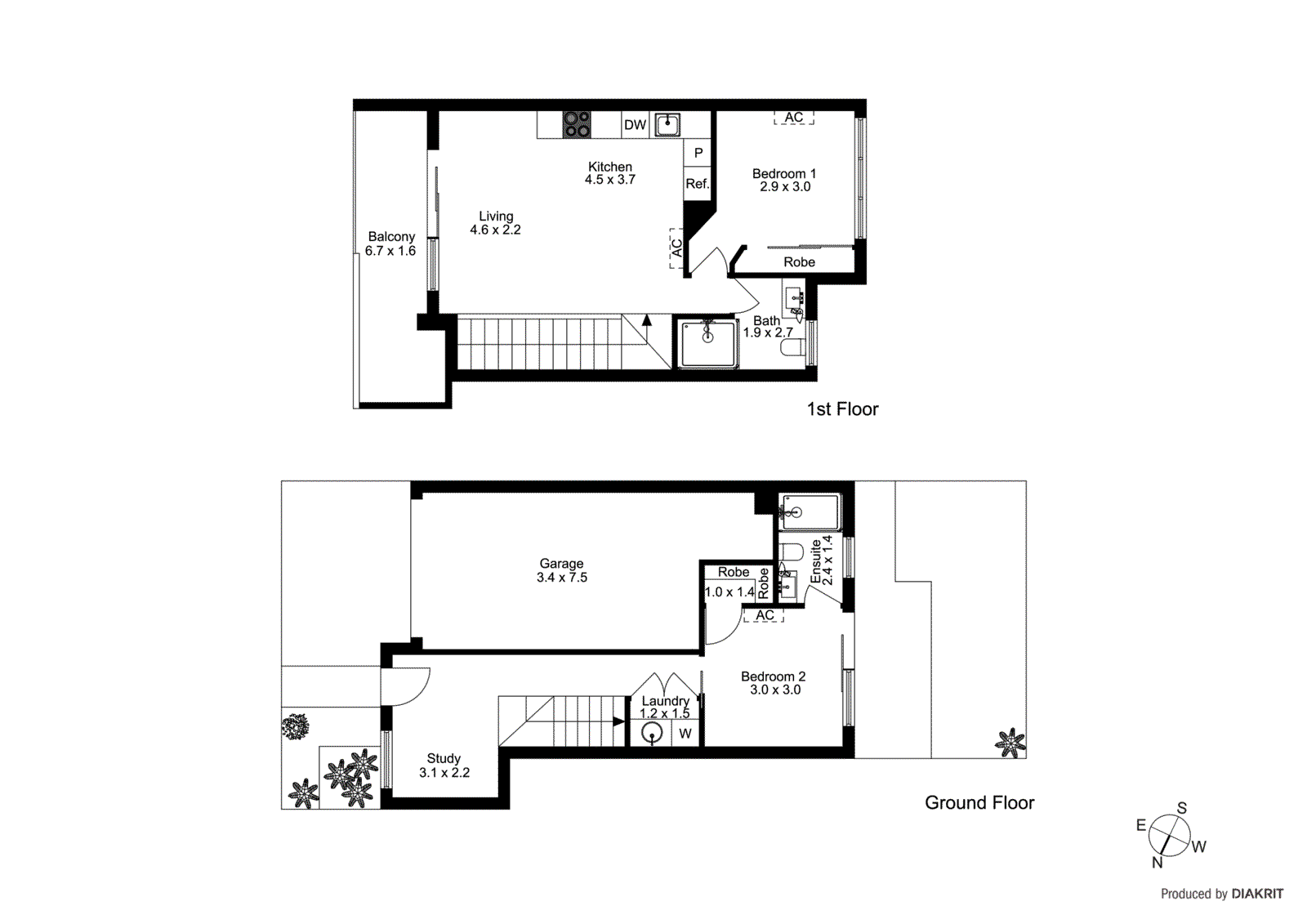 3/19 Northcliffe Road, Edithvale VIC 3196 - Floorplan