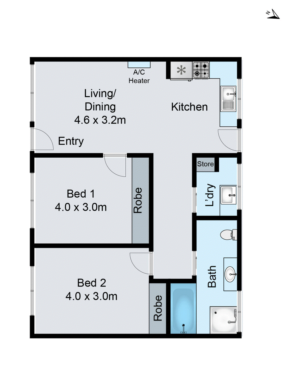 3/19 Olympic Avenue, Norlane VIC 3214 - Floorplan