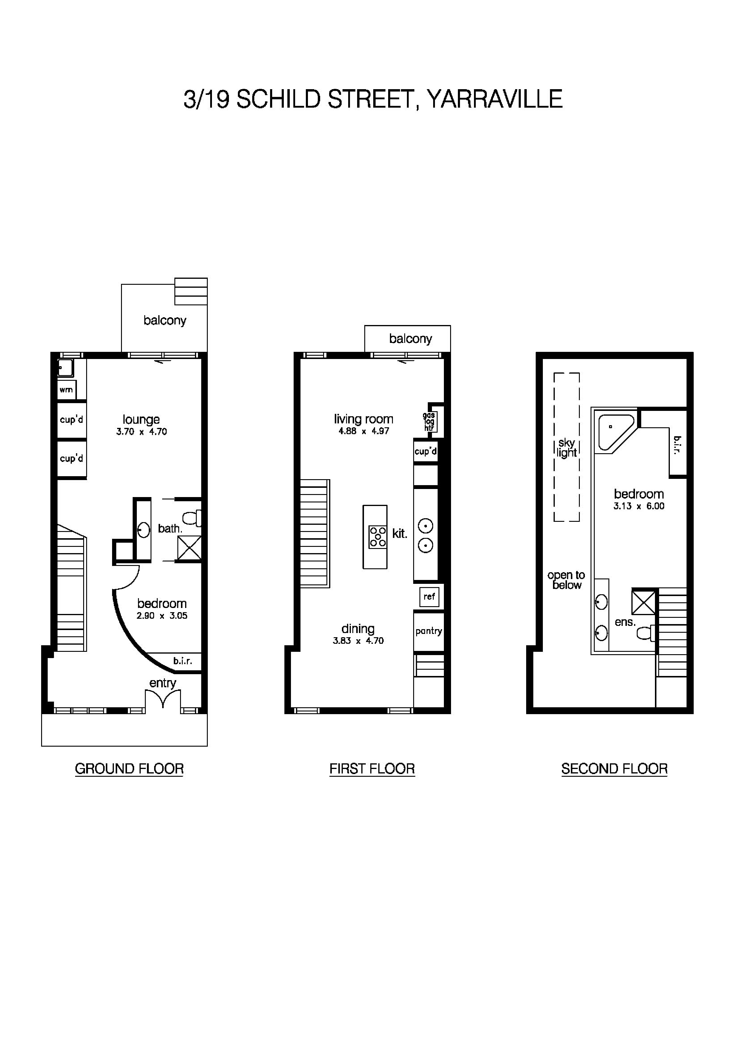 3/19 Schild Street, YARRAVILLE VIC 3013 - Floorplan