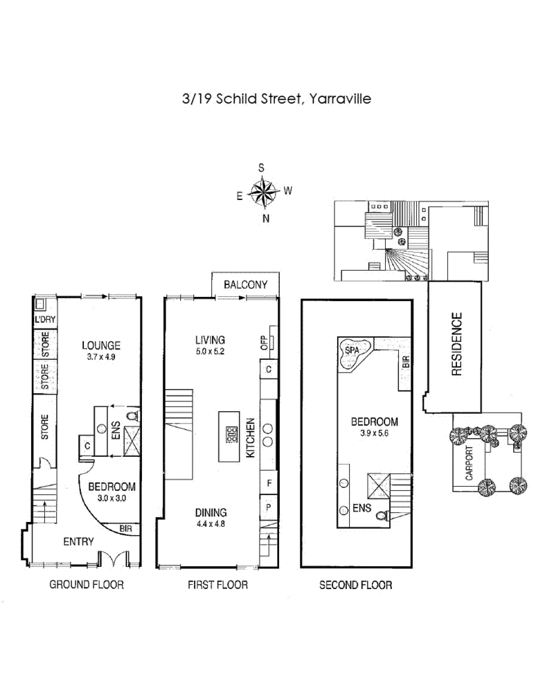 3/19 Schild Street, YARRAVILLE VIC 3013 - Floorplan