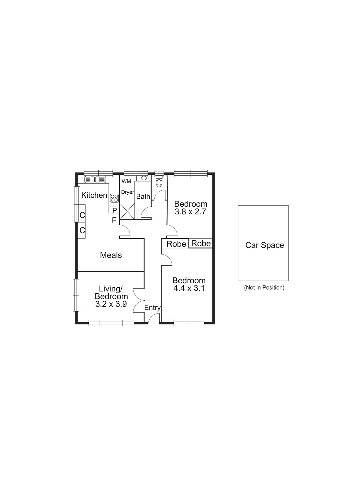 3/1927 Dandenong Road, Clayton VIC 3168 - Floorplan