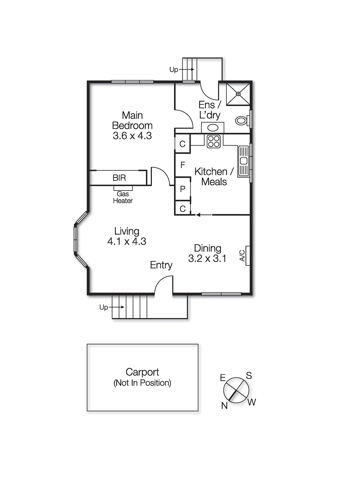 3/198 Church Street, Brighton VIC 3186 - Floorplan