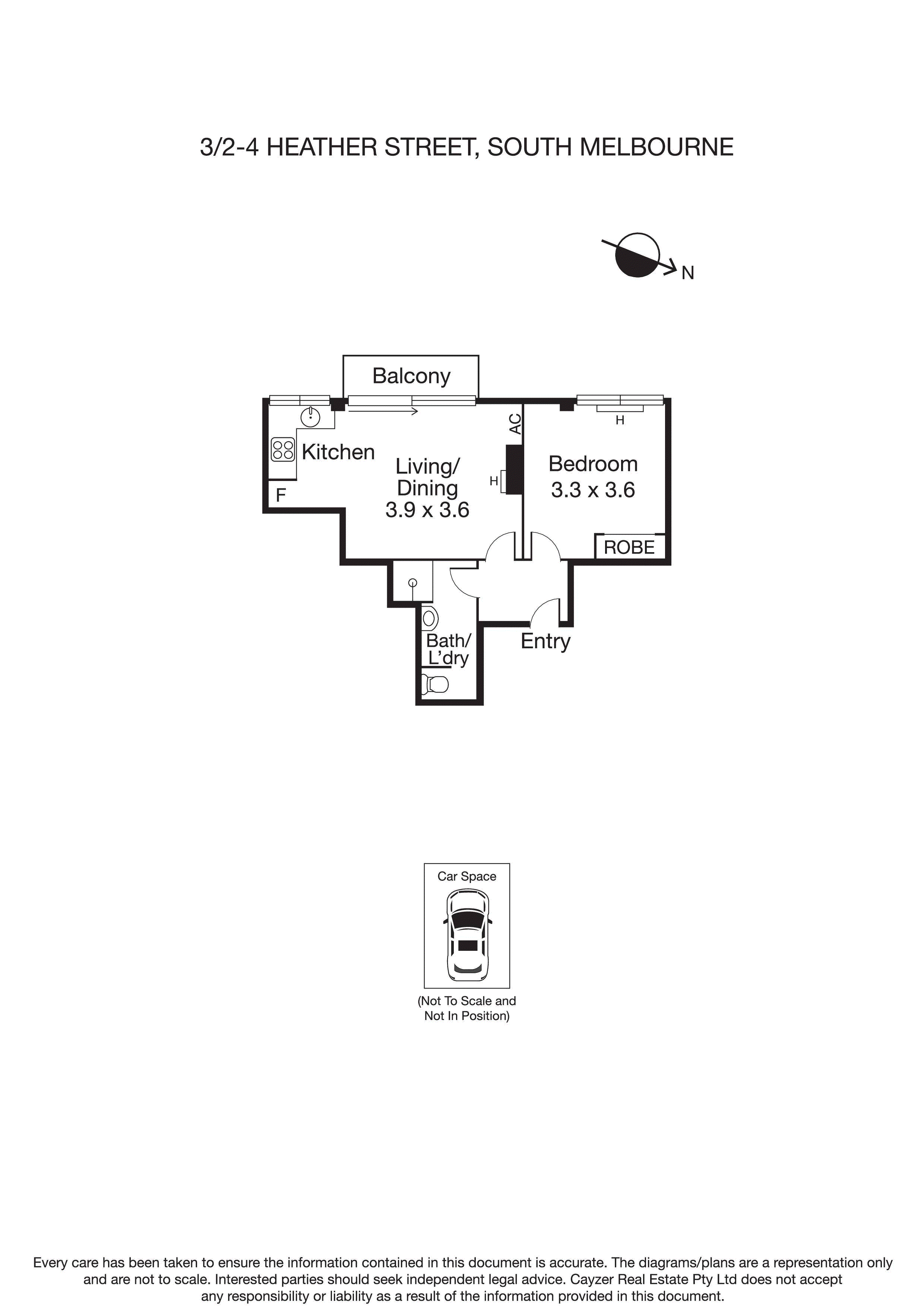 3/2-4 Heather Street, SOUTH MELBOURNE VIC 3205 - Floorplan