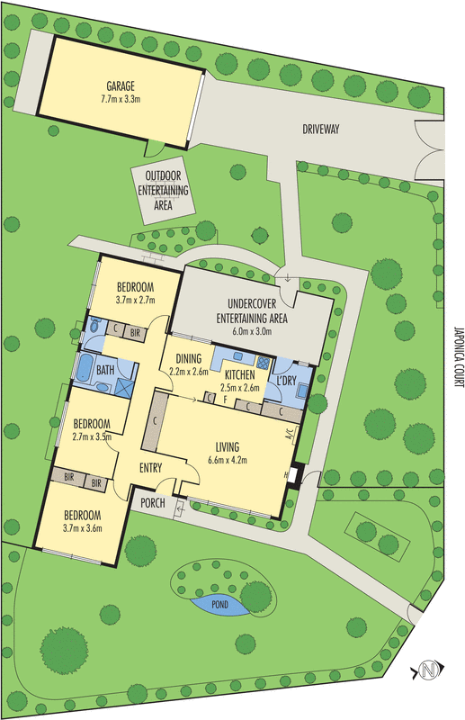 32 Andrew Street, Newcomb VIC 3219 - Floorplan