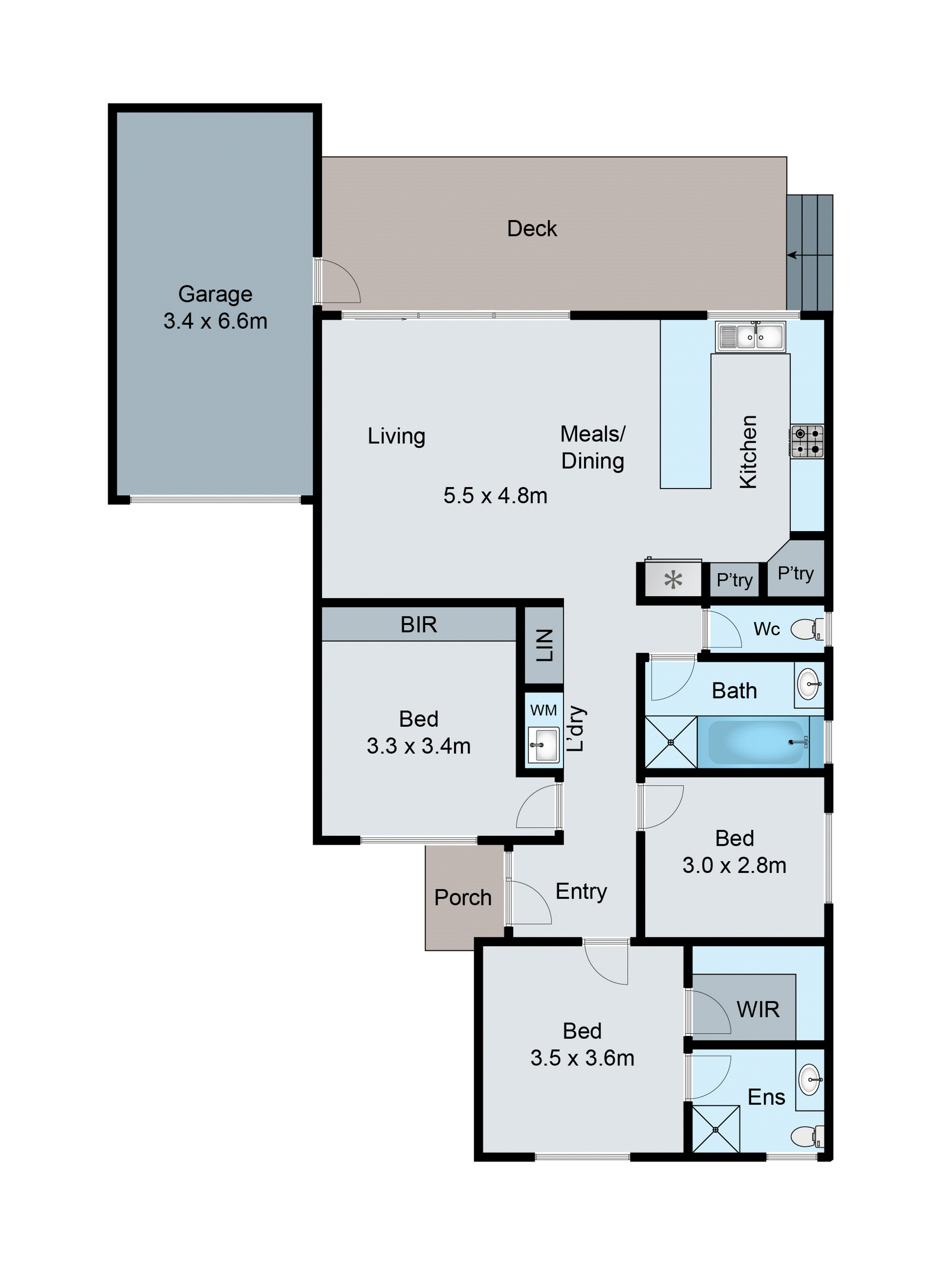 3/2 Belmont Street, Belmont VIC 3216 - Floorplan