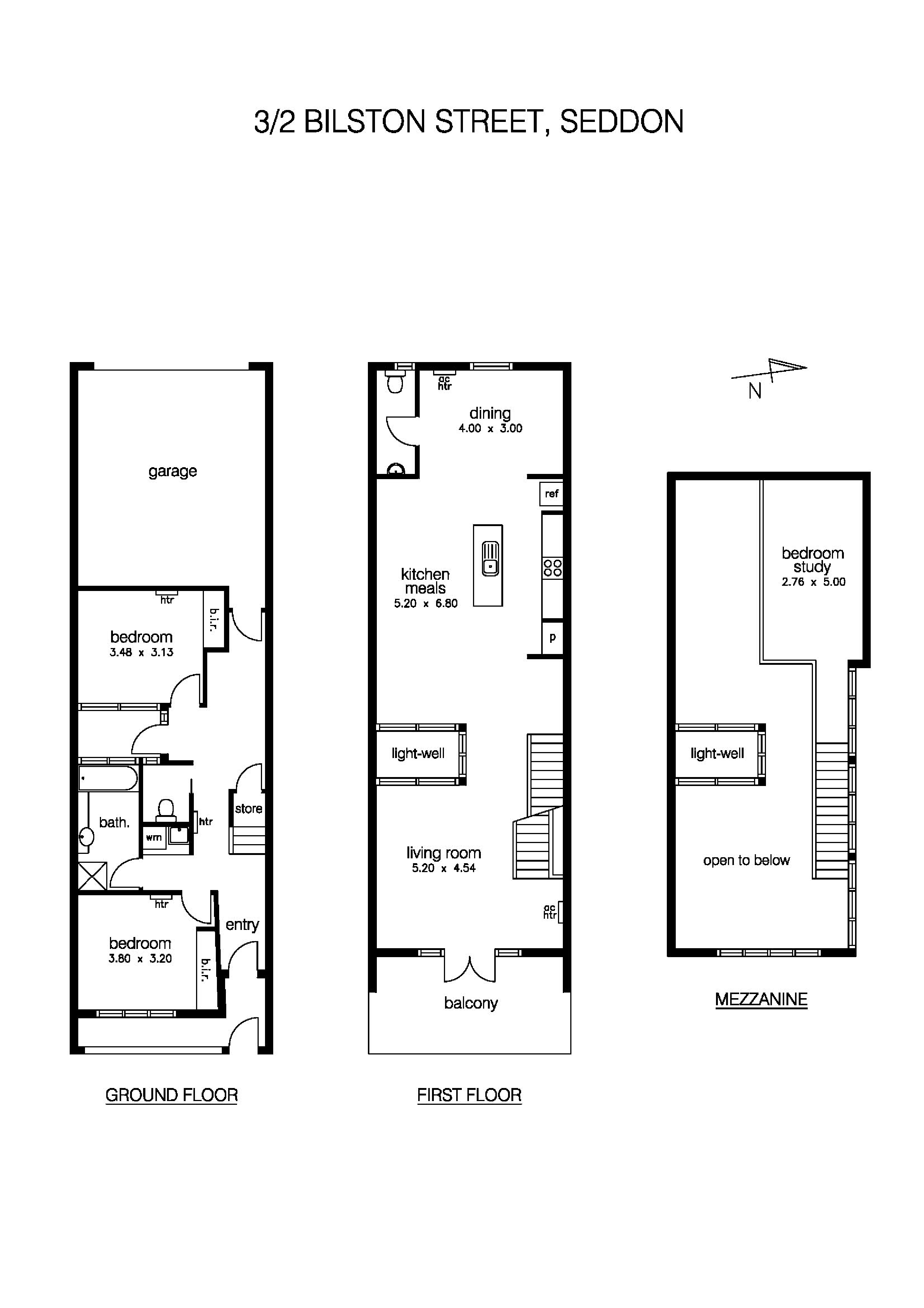 3/2 Bilston Street, SEDDON VIC 3011 - Floorplan