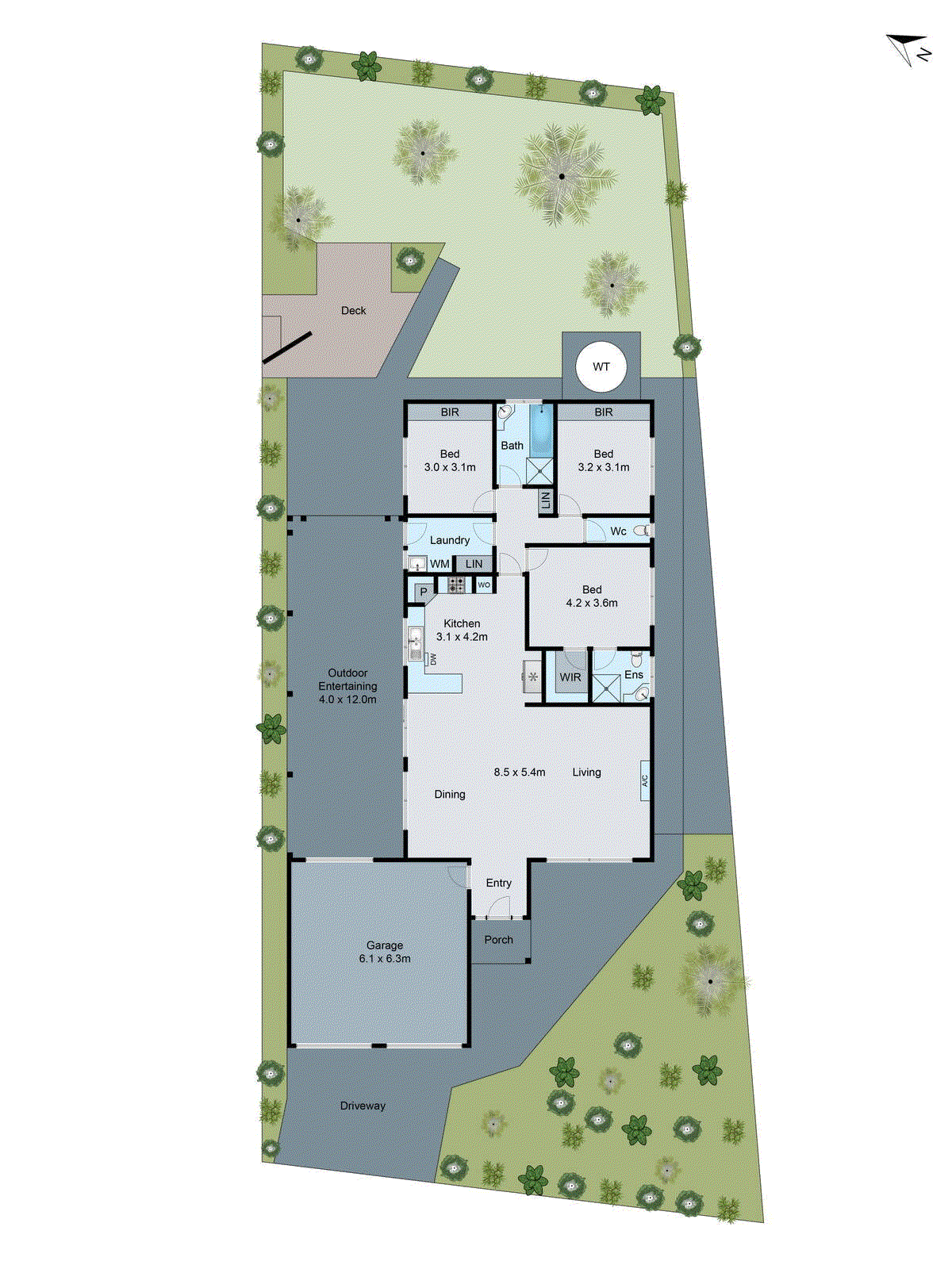 32 Burgundy Drive, Waurn Ponds VIC 3216 - Floorplan