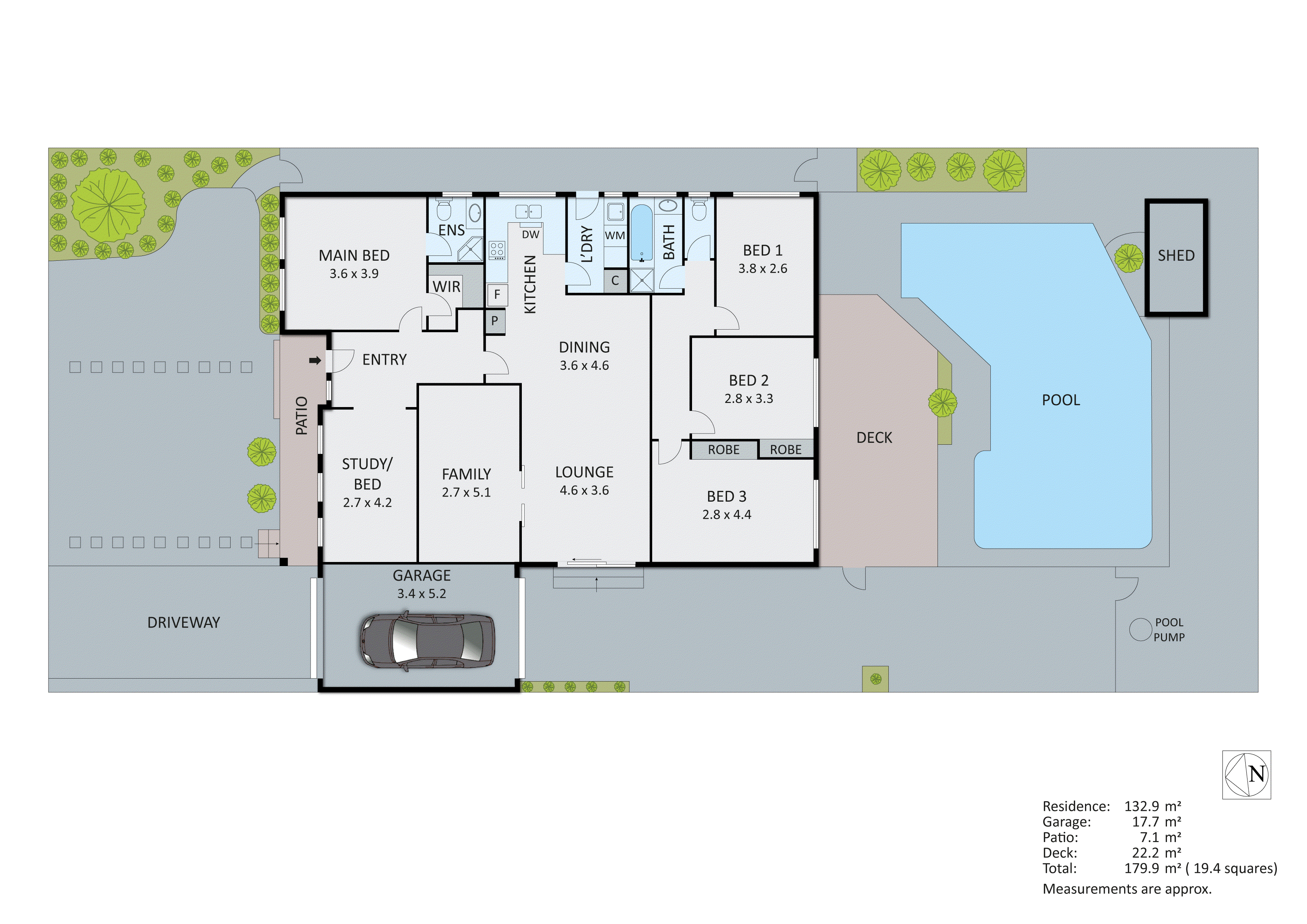 32 Campbell Grove, Dingley Village VIC 3172 - Floorplan