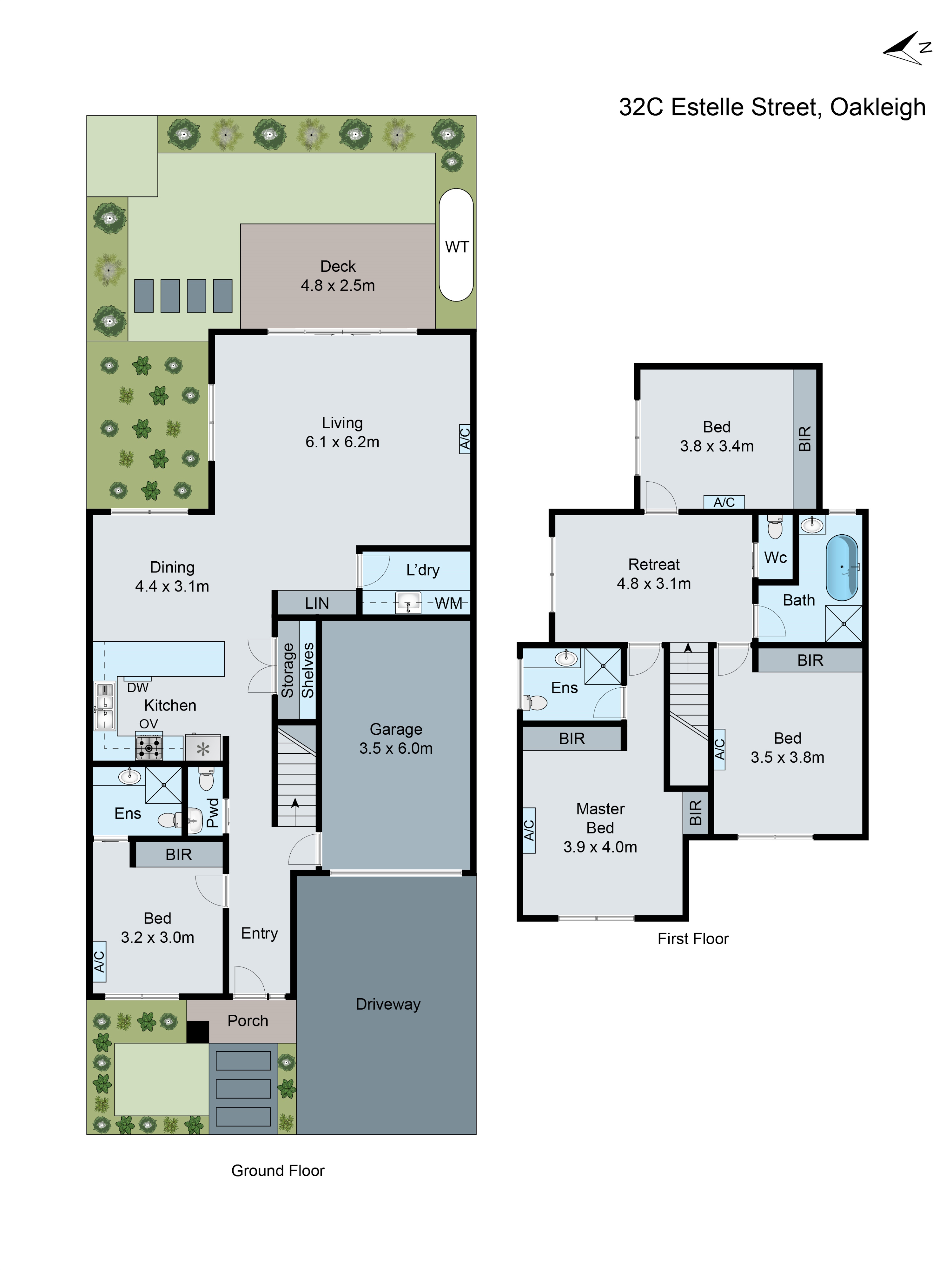 32 Estelle Street, Oakleigh VIC 3166 - Floorplan