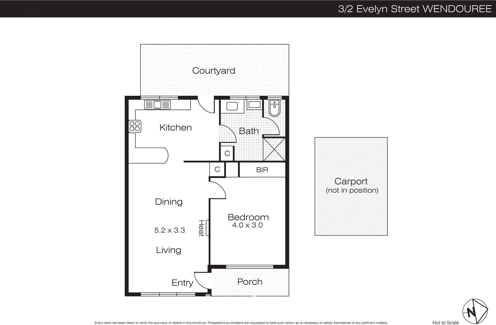 3/2 Evelyn Street, Wendouree VIC 3355 - Floorplan