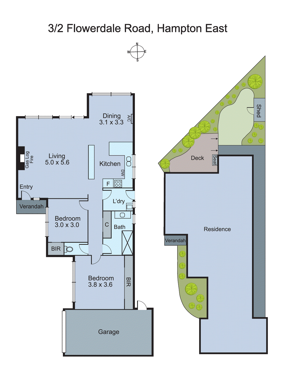 3/2 Flowerdale Road, Hampton East VIC 3188 - Floorplan