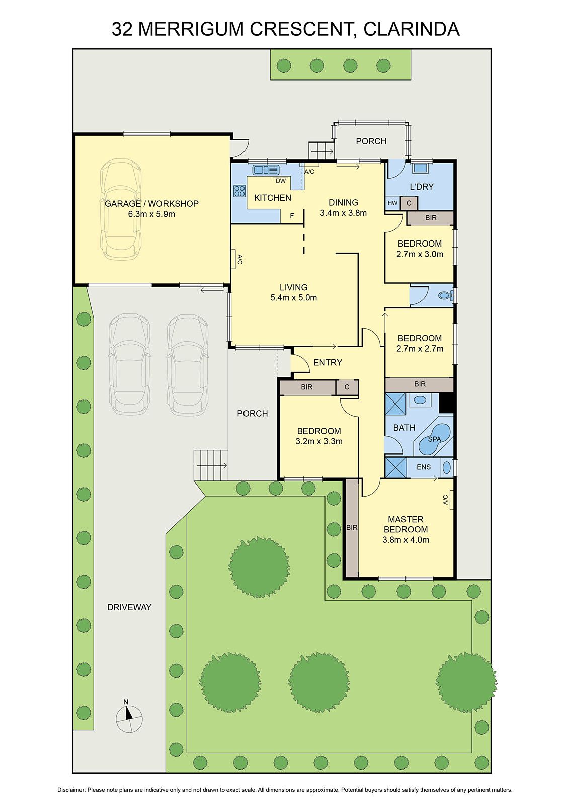 32 Merrigum Crescent, Clarinda VIC 3169 - Floorplan