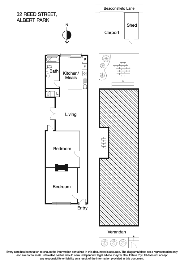32 Reed Street, ALBERT PARK VIC 3206 - Floorplan
