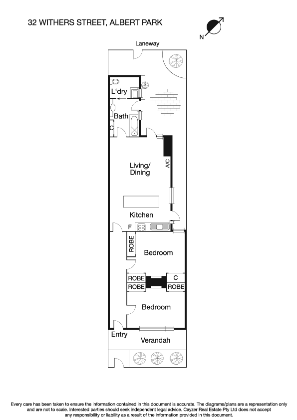 32 Withers Street, ALBERT PARK VIC 3206 - Floorplan