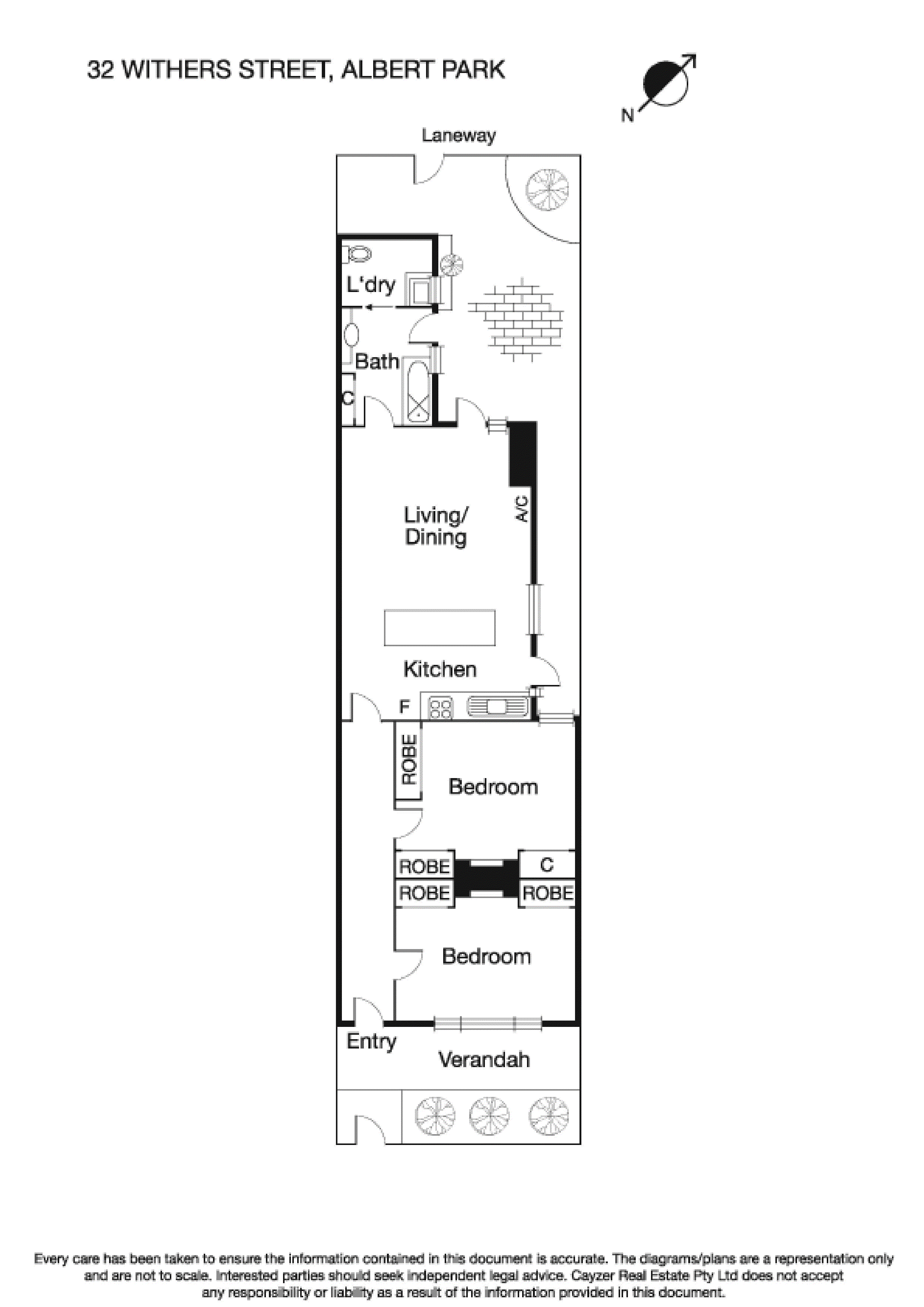 32 Withers Street, ALBERT PARK VIC 3206 - Floorplan