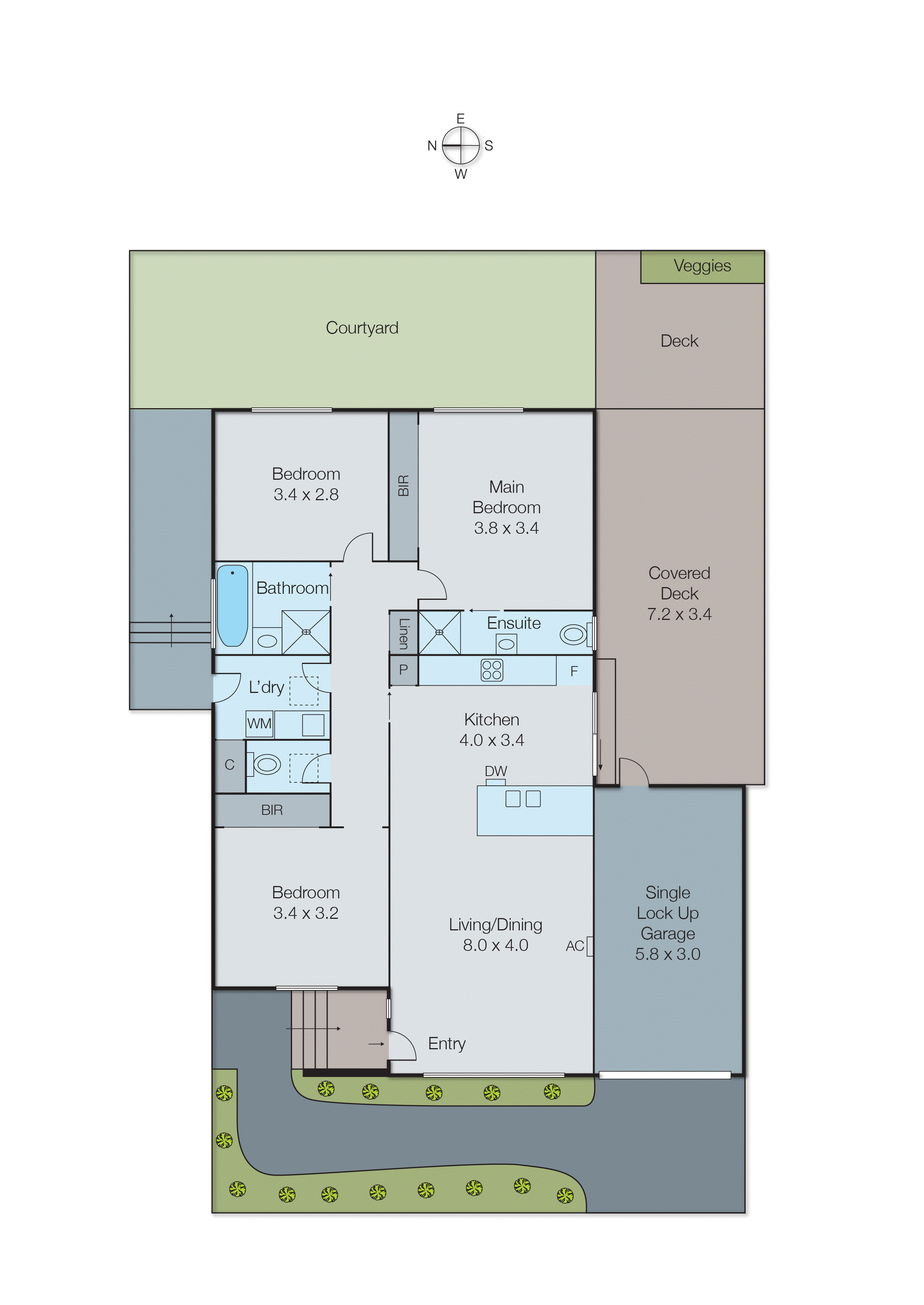 3/20 Collins Street, Mentone VIC 3194 - Floorplan