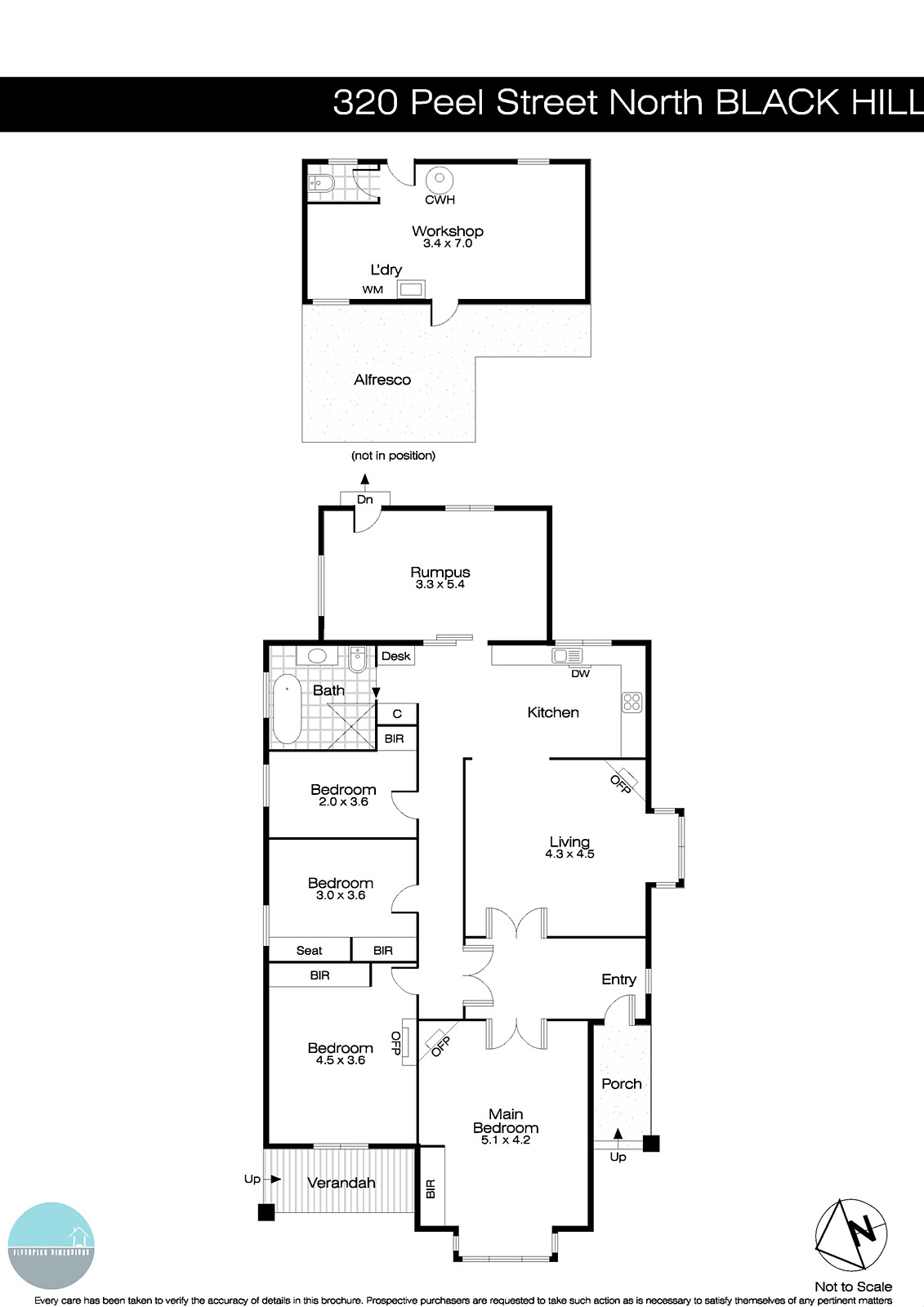 320 Peel Street North, Black Hill VIC 3350 - Floorplan