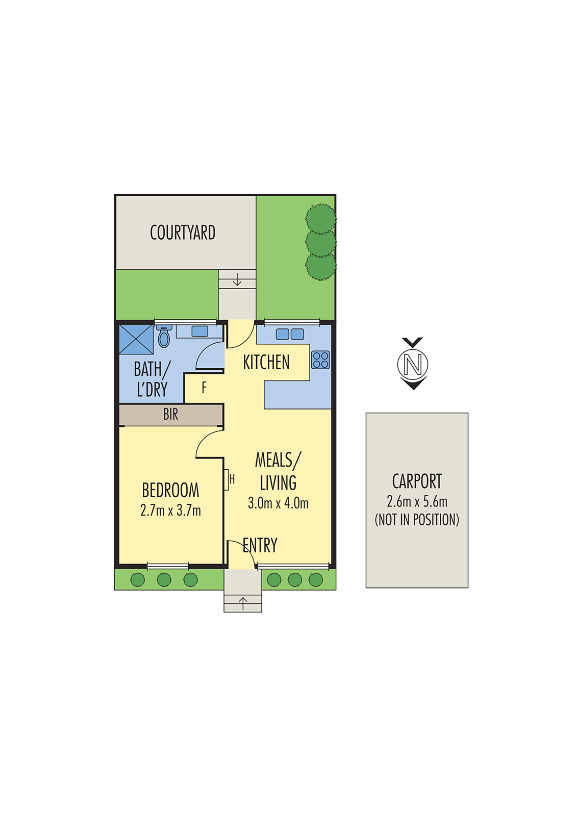 3/206 Wilsons Road, Whittington VIC 3219 - Floorplan