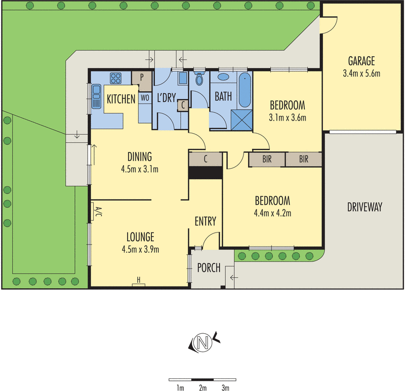 3/208 Clarinda Road, Clarinda VIC 3169 - Floorplan