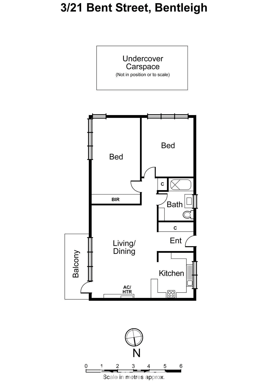 3/21 Bent Street, Bentleigh VIC 3204 - Floorplan