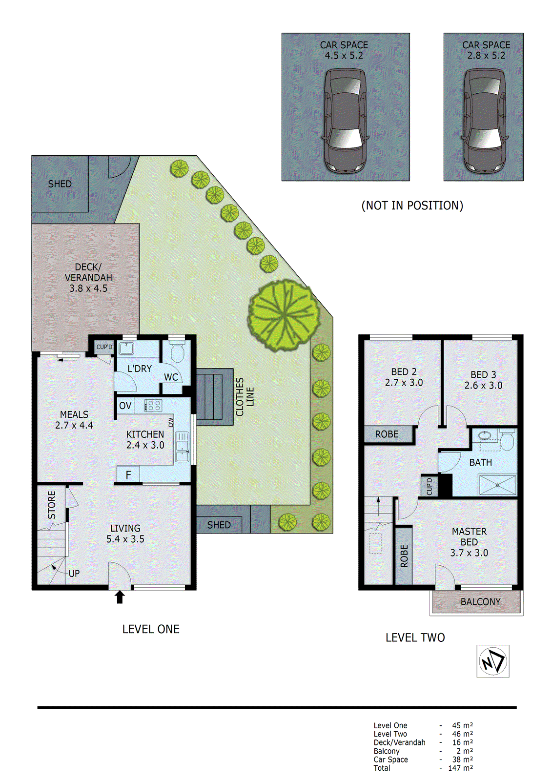 32/1 McIntosh Court, Aspendale Gardens VIC 3195 - Floorplan