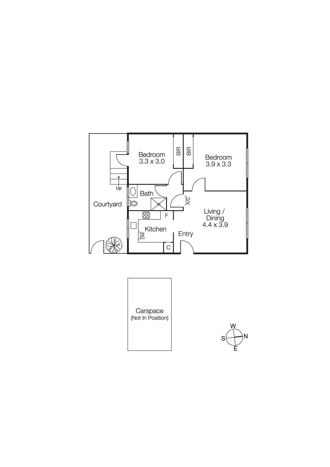 3/211 Hotham Street, Ripponlea VIC 3185 - Floorplan