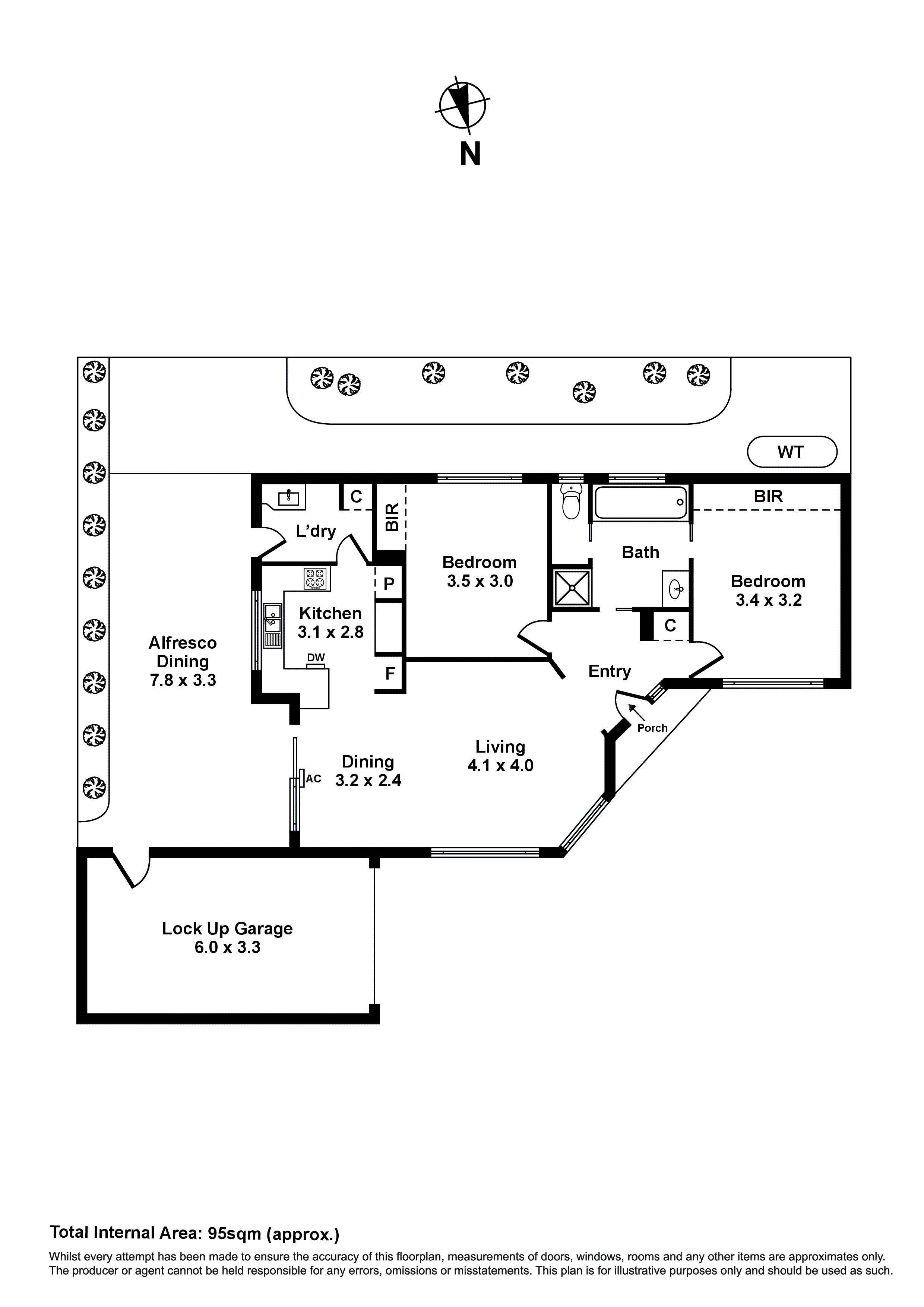 3/215 Woods Street, Newport VIC 3015 - Floorplan
