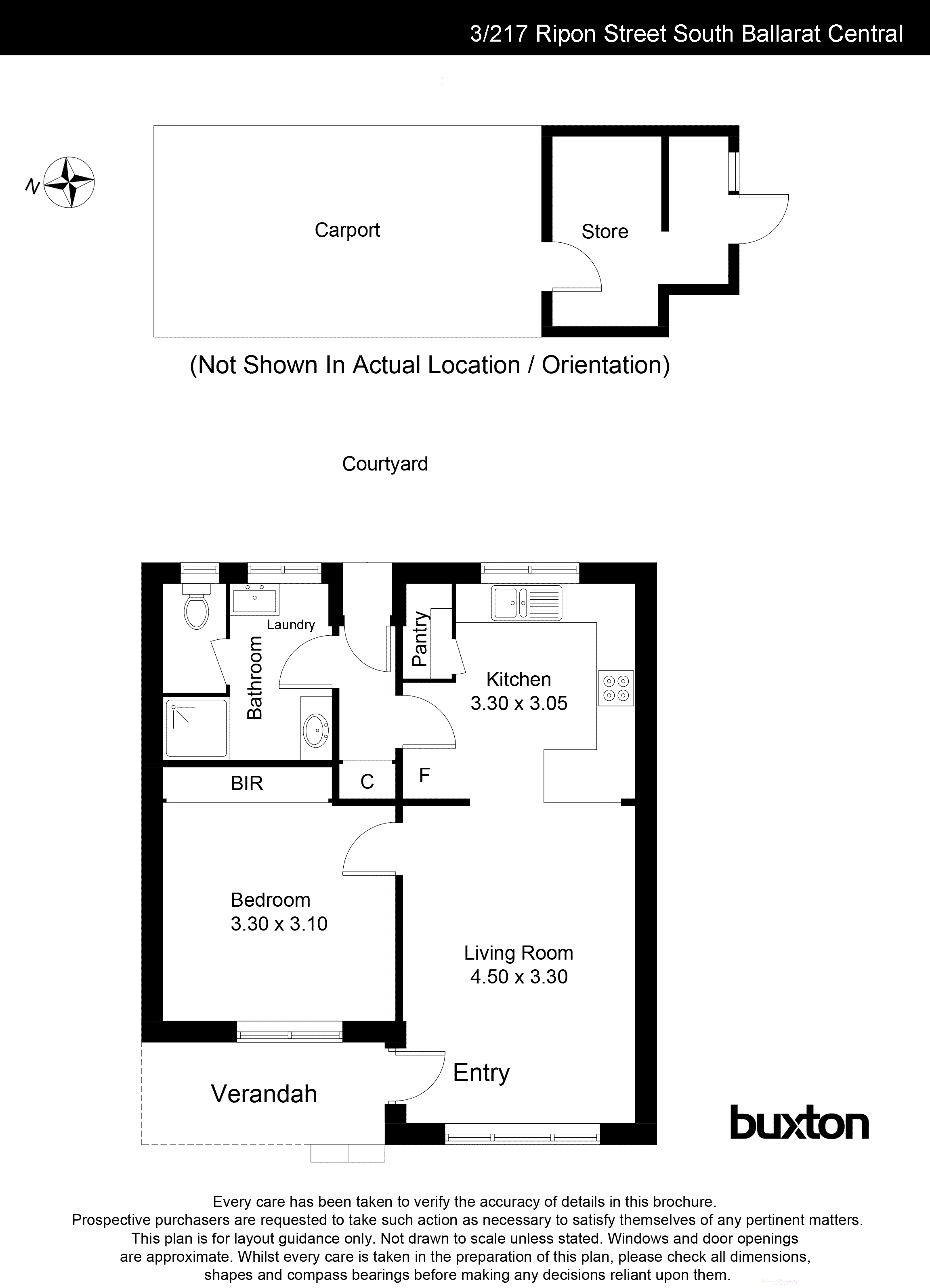 3/217 Ripon Street South, Ballarat Central VIC 3350 - Floorplan