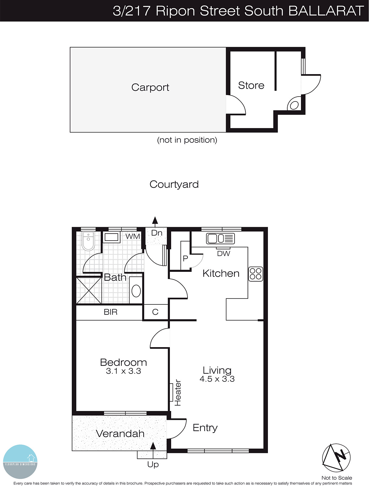 3/217 Ripon Street South, Ballarat Central VIC 3350 - Floorplan