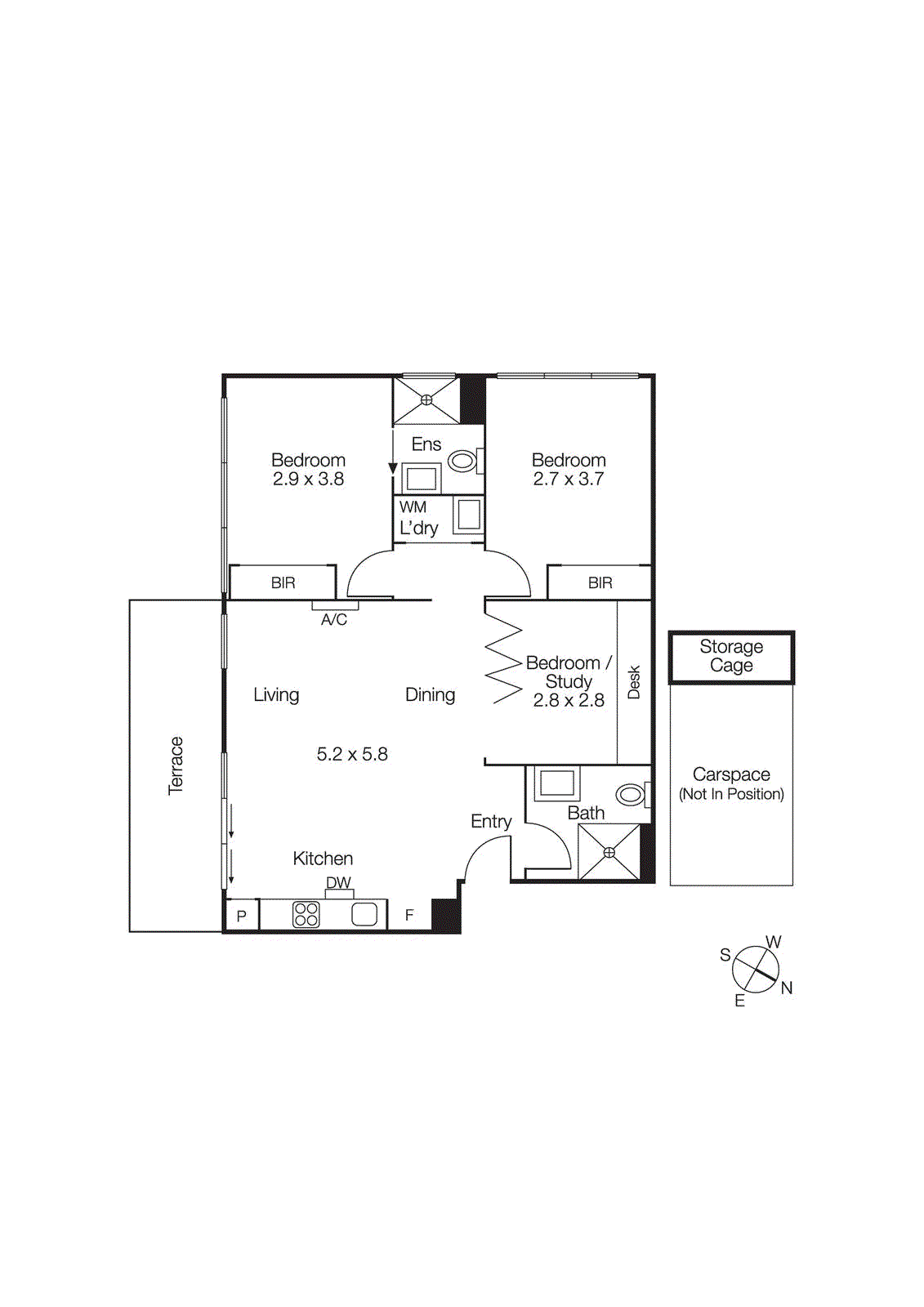 321/85 Market Street, South Melbourne VIC 3205 - Floorplan