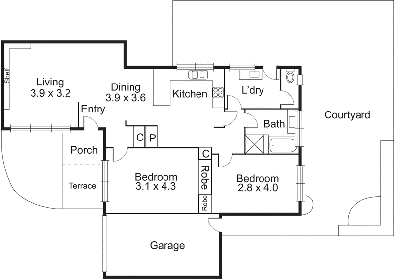 3/219 Grange Road, Glen Huntly VIC 3163 - Floorplan