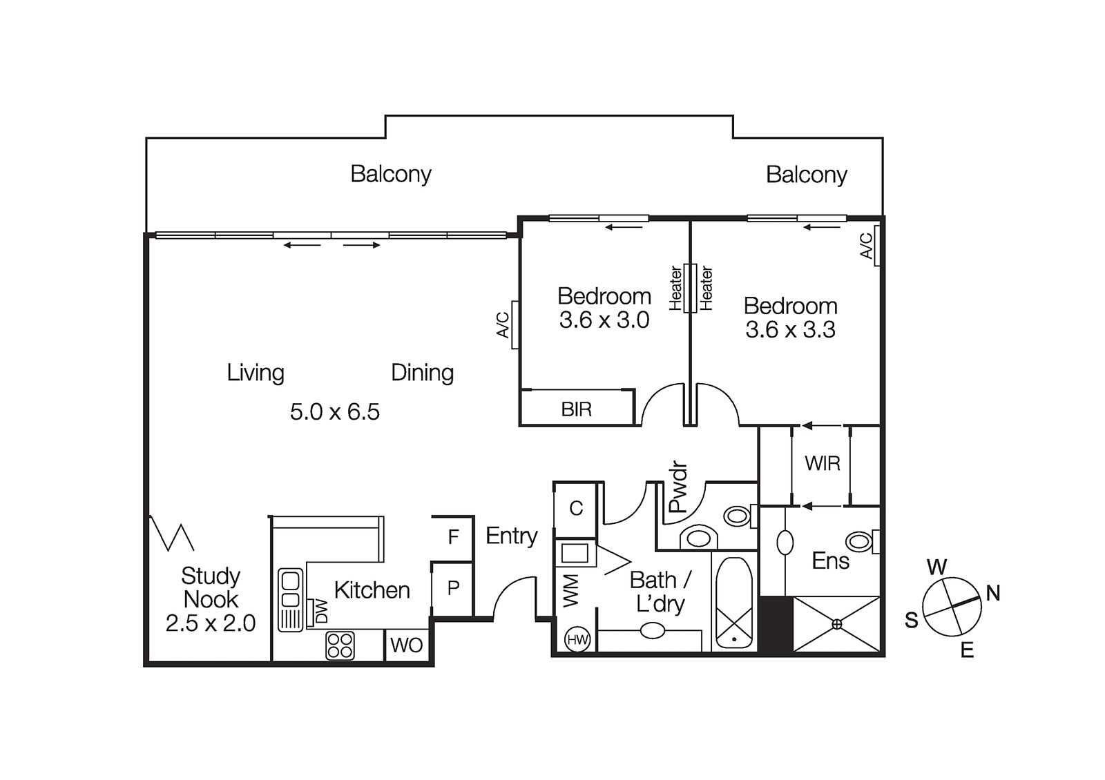 32/197 Bay Street, Brighton VIC 3186 - Floorplan