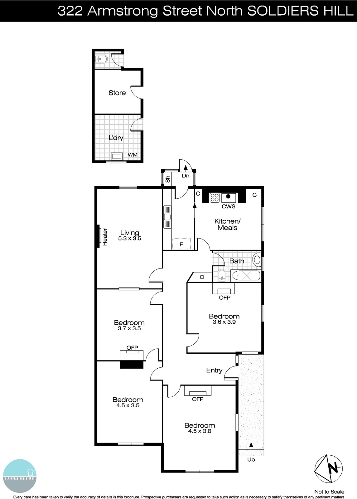 322 Armstrong Street North, Soldiers Hill VIC 3350 - Floorplan