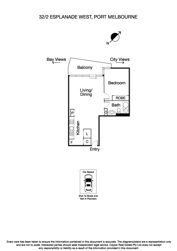 32/2 Esplanade West, PORT MELBOURNE VIC 3207 - Floorplan