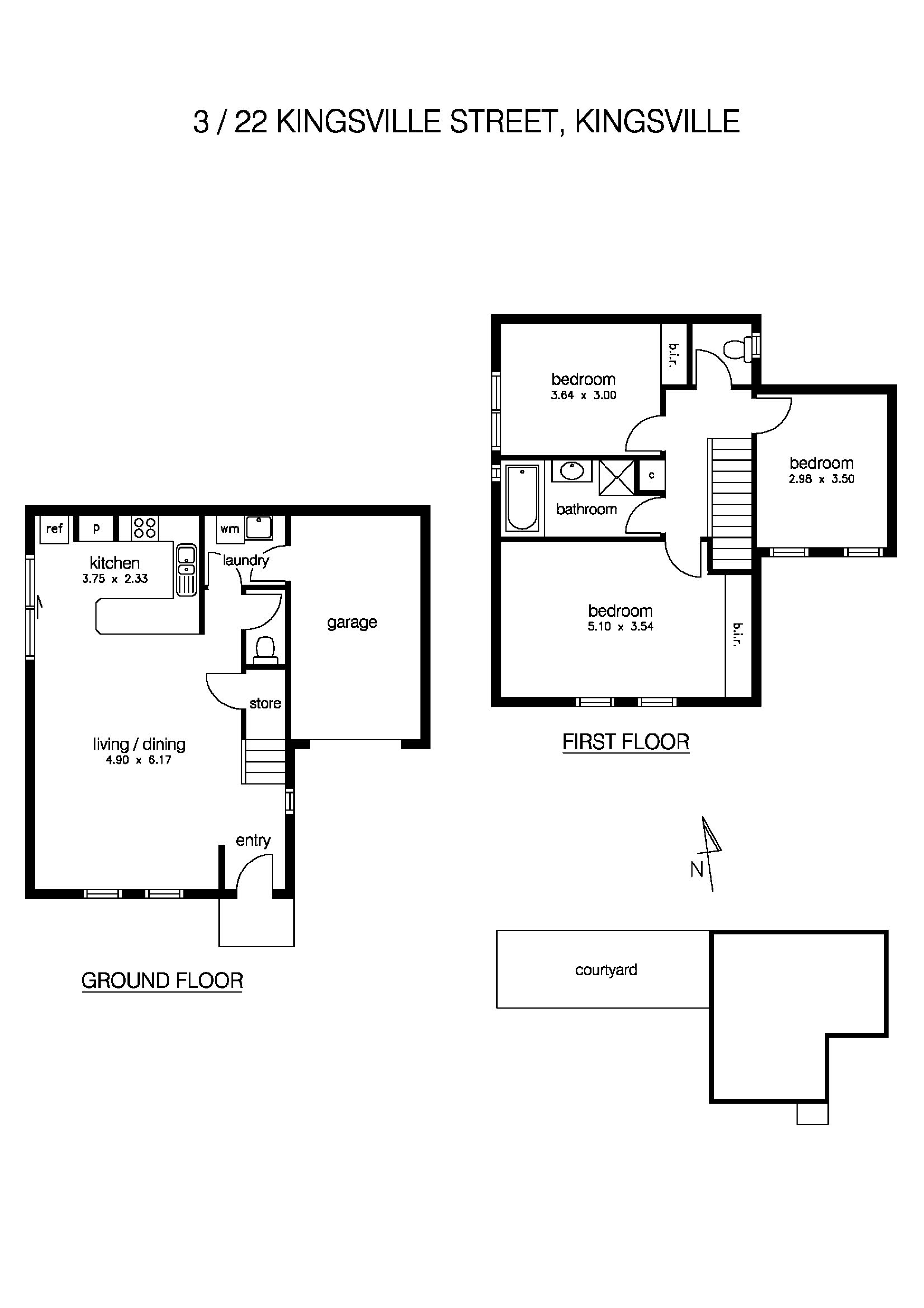 3/22 Kingsville Street, KINGSVILLE VIC 3012 - Floorplan