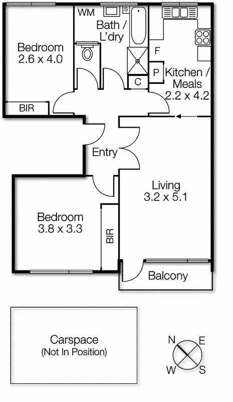 3/22 Selwyn Avenue, Elwood VIC 3184 - Floorplan