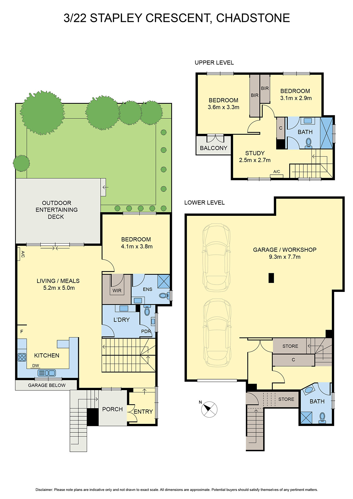 3/22 Stapley Crescent, Chadstone VIC 3148 - Floorplan